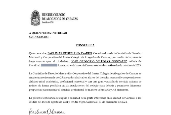 un abogado de redacción juridica en venezuela